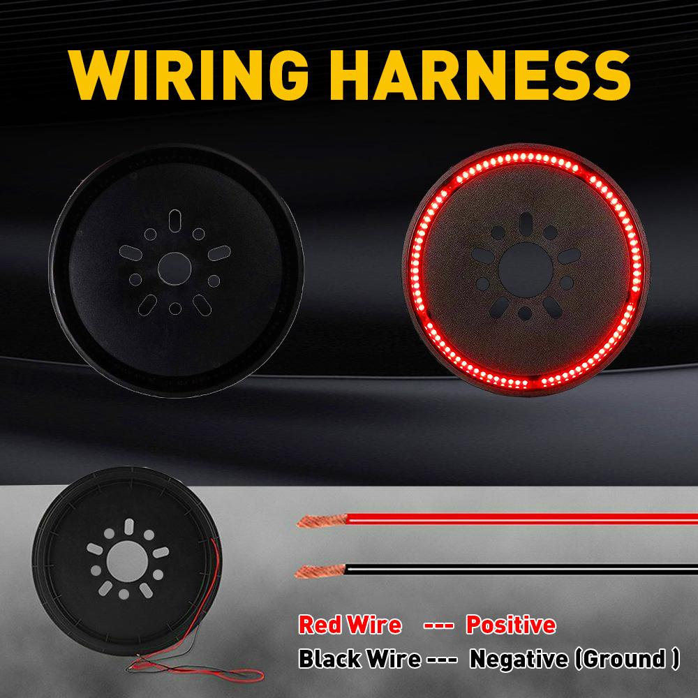 Tire Spare Brake Light Tail Light Fit Jeep Wrangler 86-2021 LED 3rd Lamp