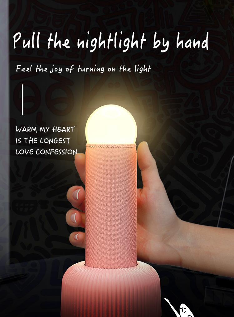 Pull-Down Fun Lamp - Interactive Stroke Light with USB Charging, Novelty Desk Toy for Adult Gifts (Birthday Gag Present)
