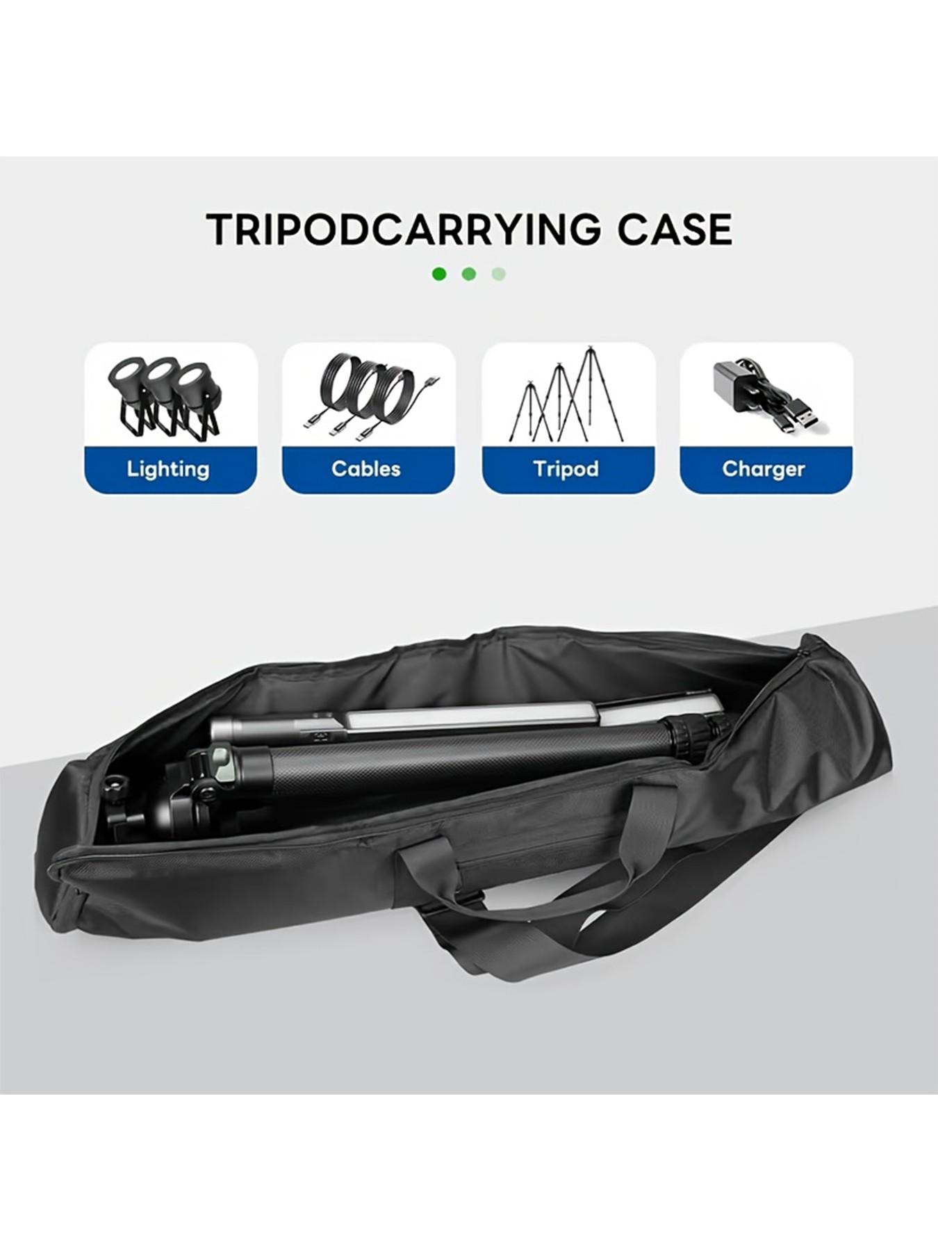 Shoulder Strap Tripod Case, Ideal for Light Stands, Boom Arms, Monopods, Umbrellas, Photography Studio Accessories, Durable & Versatile Design