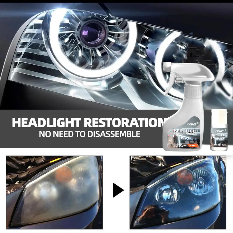 Aredia Headlight Restoration Kit – Guaranteed To Last As Long As You Own Your Vehicle – Brings Headlights Back to Like New Condition - No Power Tools Required Aredia Headlight Restoration Kit – Guaranteed To Last As Long As You Own Your Vehicle – Brings Headlights Back to Like New Condition - No Power Tools Required