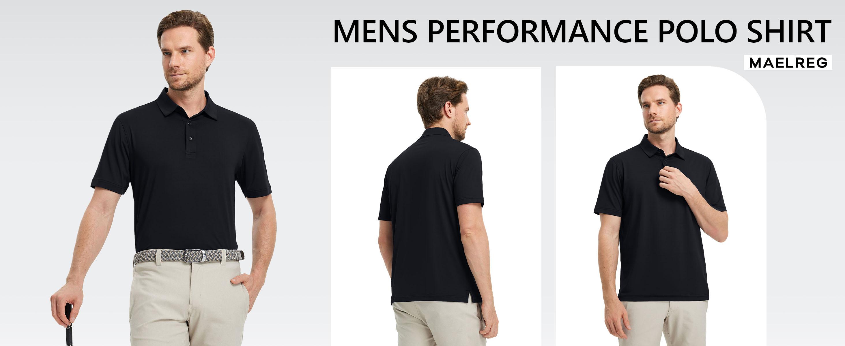 MAELREG Men’s Short Sleeve Polo Shirt, Lightweight Dry Fit Moisture-Wicking Plain Performance Golf Casual Top Menswear MAELREG Men’s Short Sleeve Polo Shirt, Lightweight Dry Fit Moisture-Wicking Plain Performance Golf Casual Top Menswear