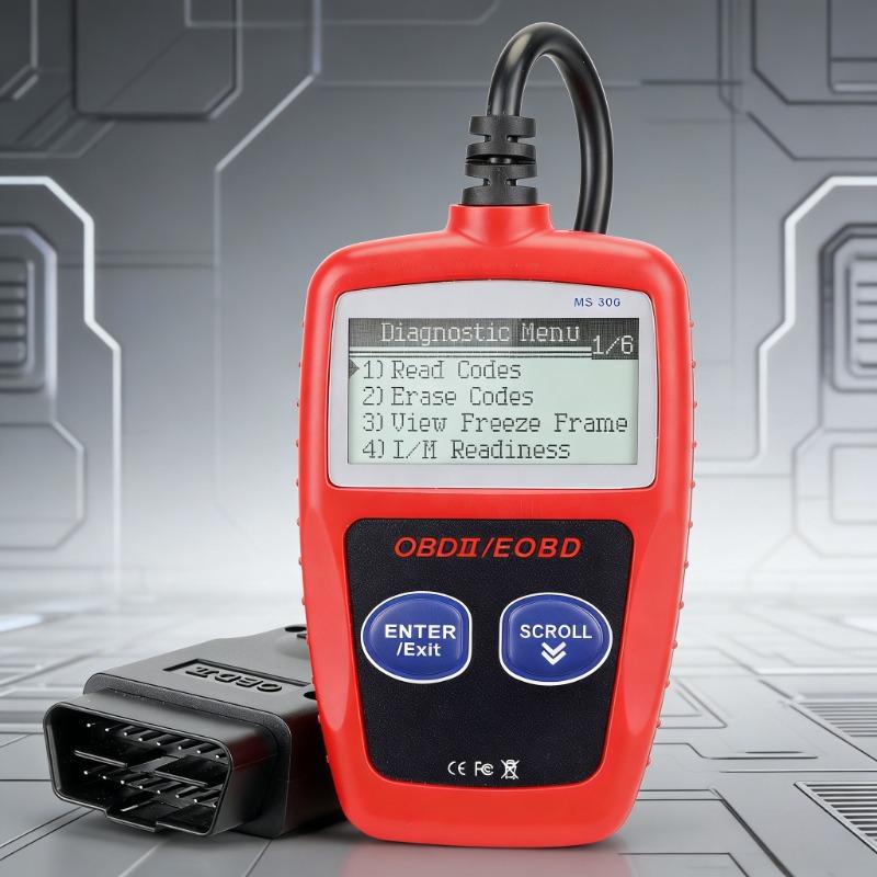 Professional Code Reader and Scanner Tool, Clear Fault Codes, Real-Time Data Stream, Enhanced Engine Fault Code Detection