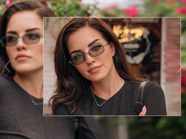 SOJOS Small Y2k Narrow Rectangle Sunglasses Womens Mens Retro 80s 90s UV400 Sunnies