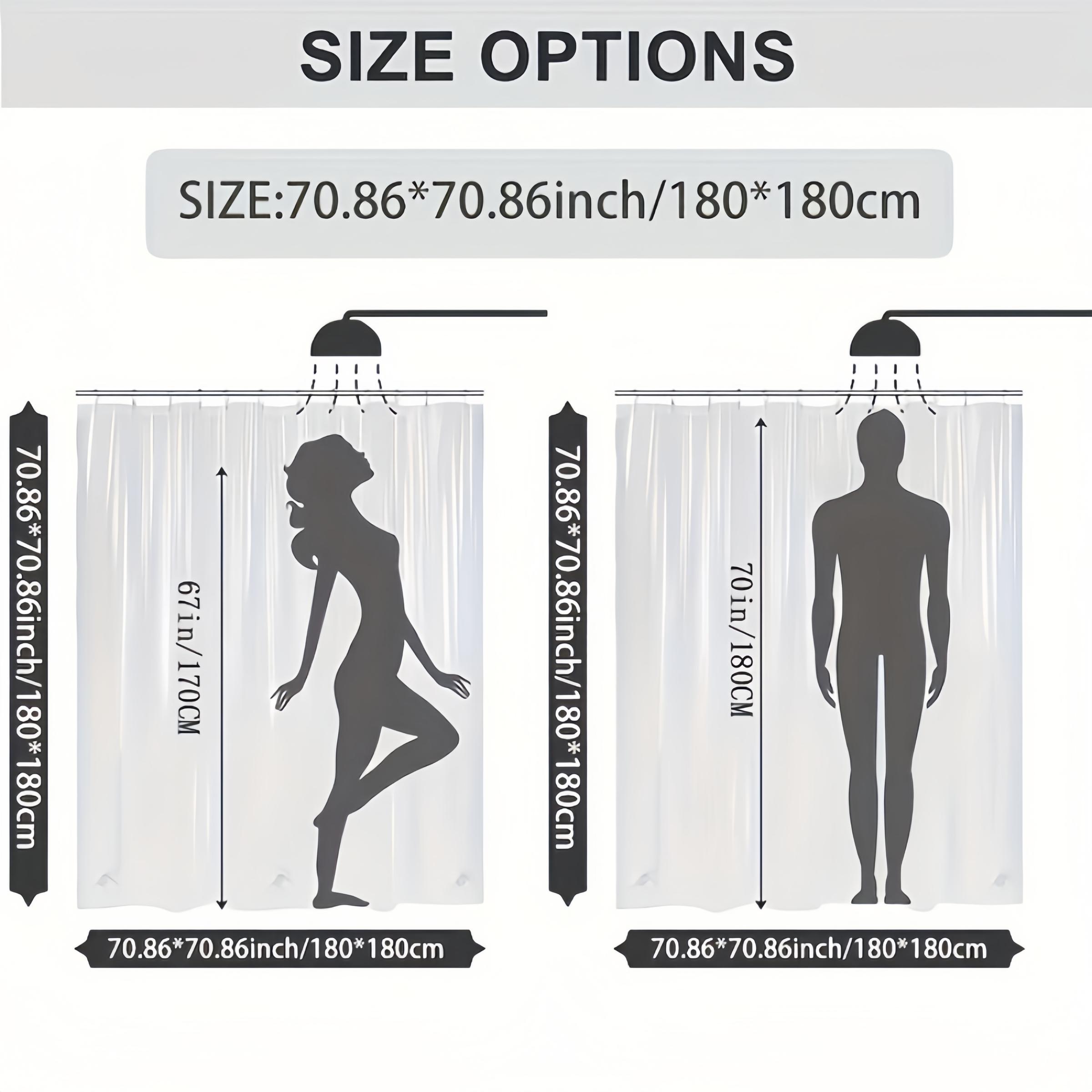 Romantic Sea View Pattern Bathroom Decorations, Including Shower Curtain & Toilet Lid Cover & U-shape Mat & Rectangle Mat, Bathroom Accessories for Home Decor