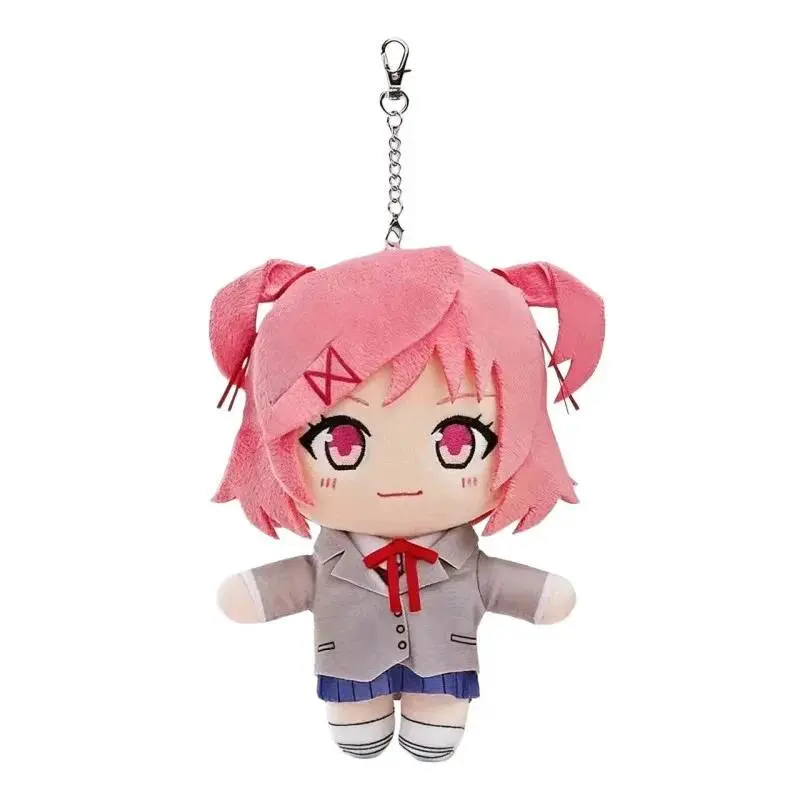 Doki Doki Literature Club Plush Dolls Monika Natsuki Yuri Sayori Anime Stuffed Figures Toys Peripheral Cute Fun Holiday Gifts