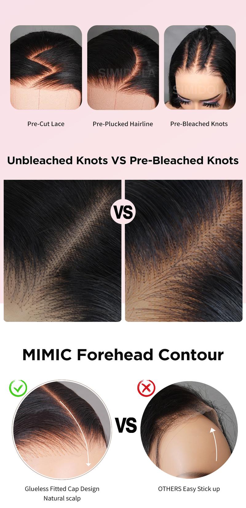 Highlight Ombre 4/27 Color Glueless Lace Short Bob Wigs Straight 180% Density Human Hair Pre Plucked Ready To Wear 6x4 Closure Wig for Women Highlight Ombre 4/27 Color Glueless Lace Short Bob Wigs Straight 180% Density Human Hair Pre Plucked Ready To Wear 6x4 Closure Wig for Women