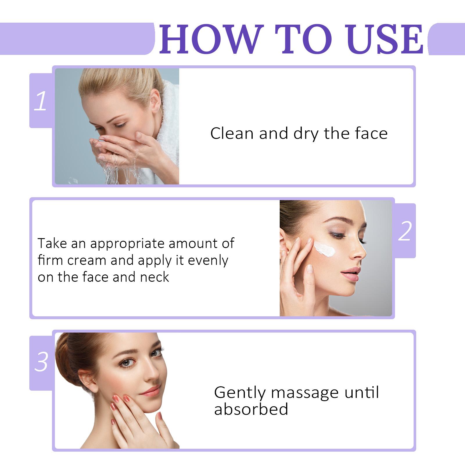 Multi-Peptide Firm Anti-Wrinkle Cream 50g, Gentle Non-Irritating, Adds Collagen Niacinamide Hyaluronic Acid, Long-Lasting Moisture, All Skin Types