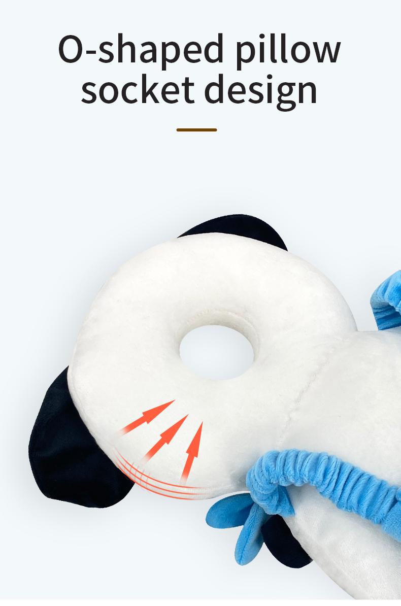 Baby Learning to Walk Anti-Fall Pillow, Baby Step Cushion Protects Back of Head, Children Anti-Fall Safety Helmet Accessory, Cute