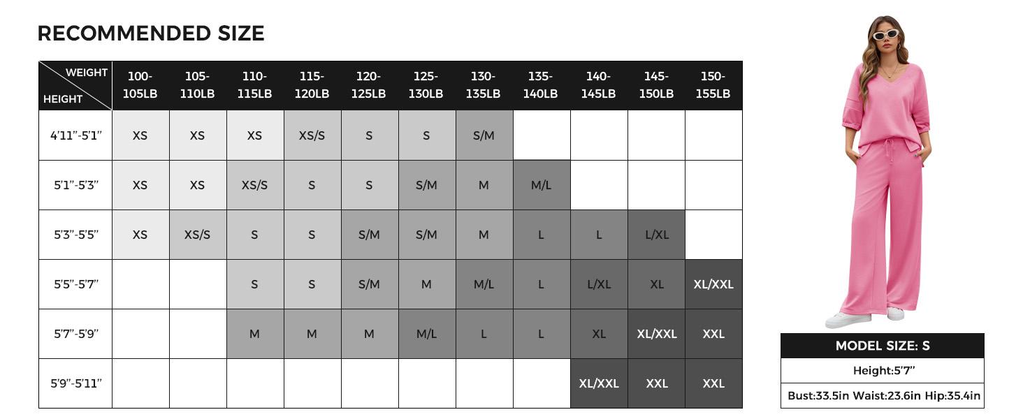 Fisoew Womens 2 Piece Outfits Casual V Neck Shirts Wide Leg Running Long Pants Loose Workout Tracksuit Sets