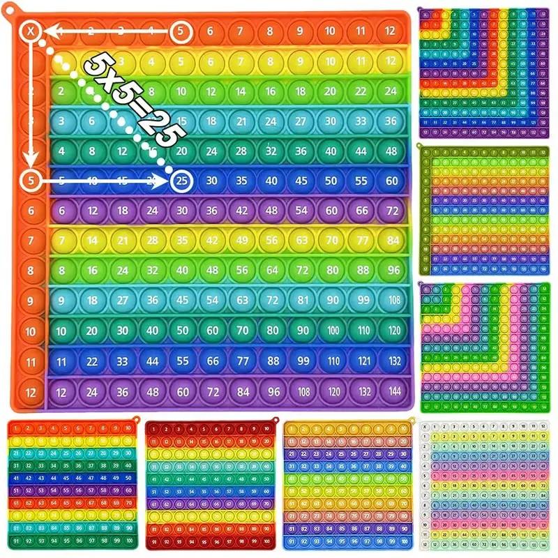Multiplication Formula Practice Math Game, 12x12 Multiplication Table Learning Activity Board, Digital Teaching Educational Toy, Math Learning Tools, Table Math Games