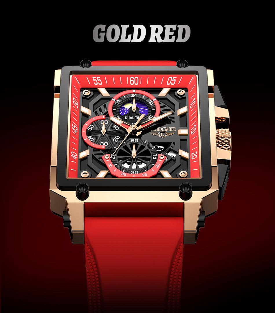 Business Fashion Square Dial Quartz Watch, Fashion Waterproo Luminous Watch for Party, Daily Clothing Decor, Trendy All-match