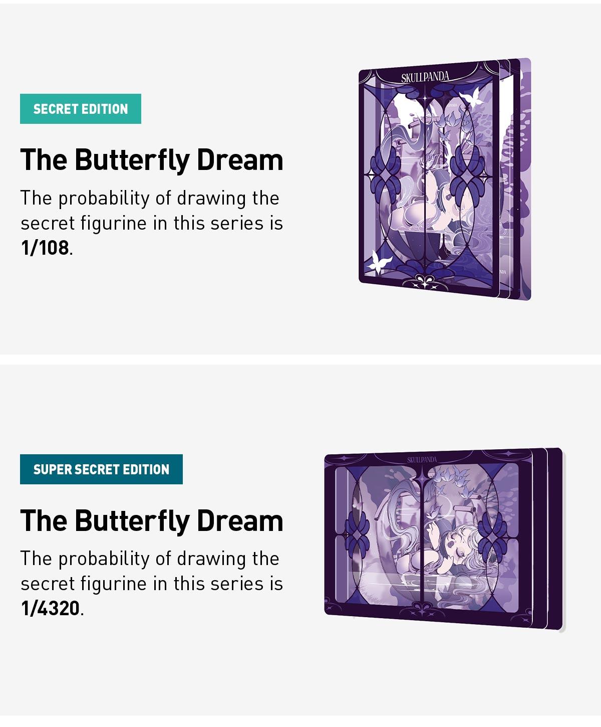 POP MART SKULLPANDA The Mirage Series Figures Art Collection Cards POP MART SKULLPANDA The Mirage Series Figures Art Collection Cards