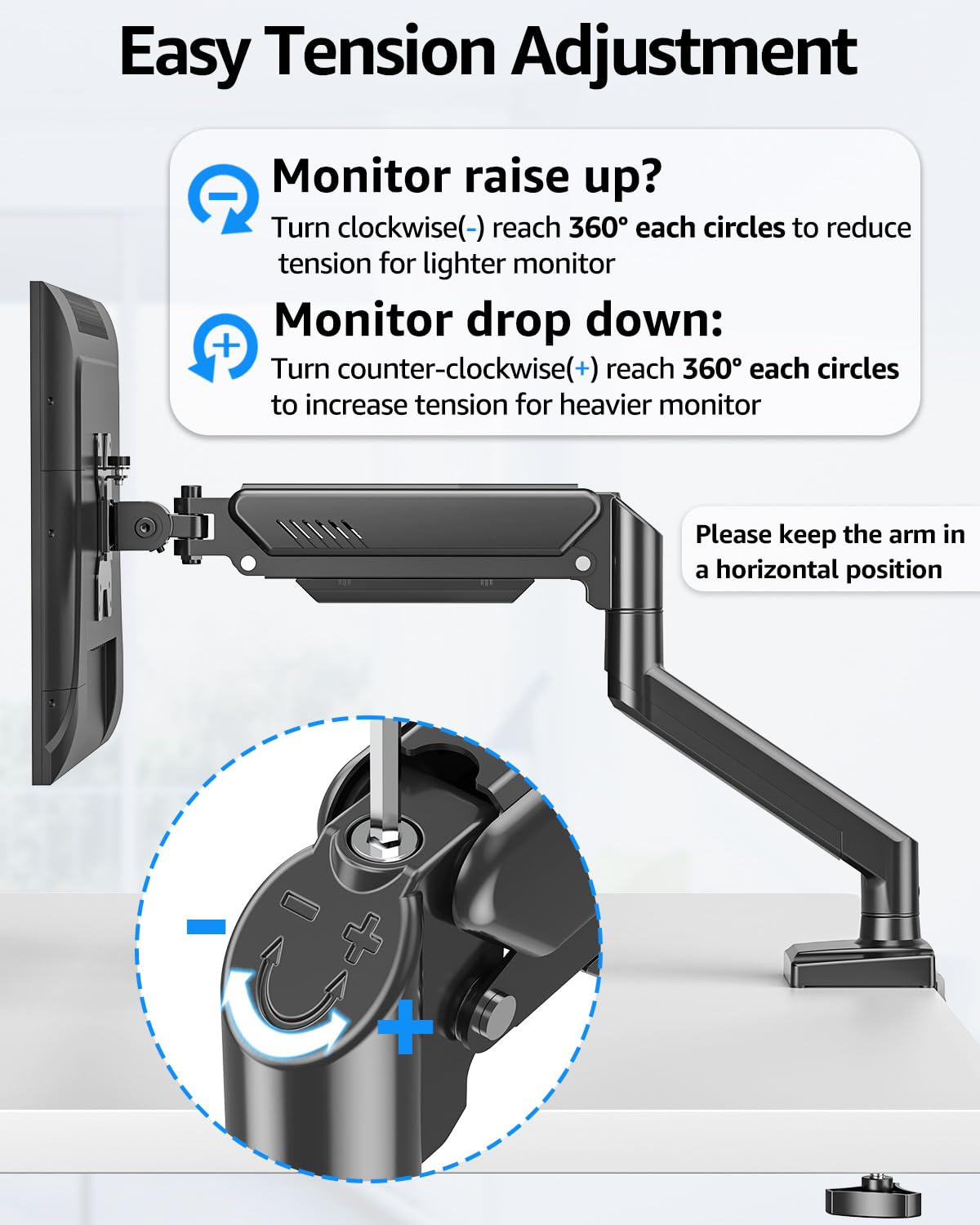 Freelift Dual Monitor Desk Mount for 13'' to 32'' Monitors MU8014B