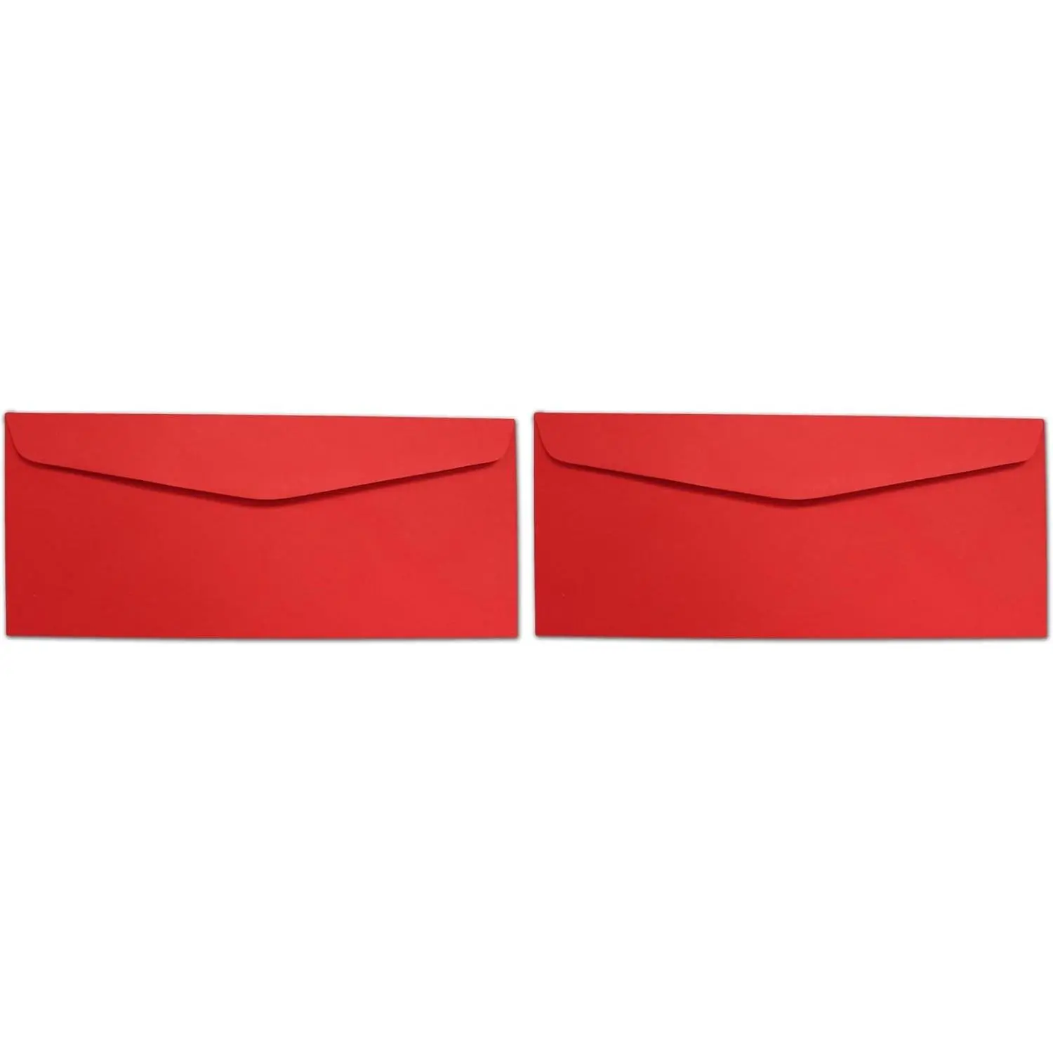 Red #10 Envelopes - 100 Envelopes (Pack of 2)(Gift)