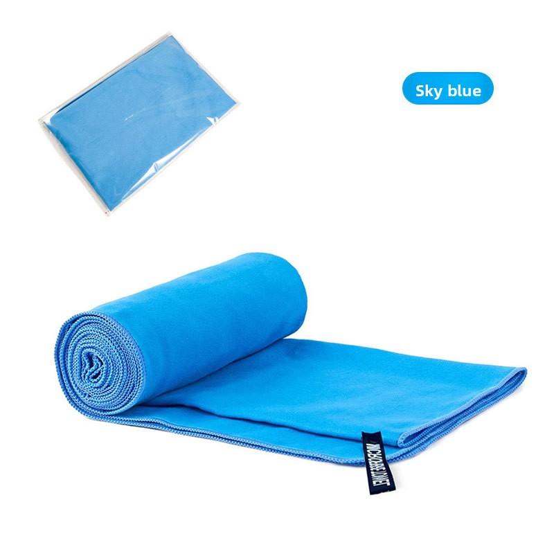 Double-sided velvet quick-drying sports towel sweat-absorbing beach towel made of microfiber