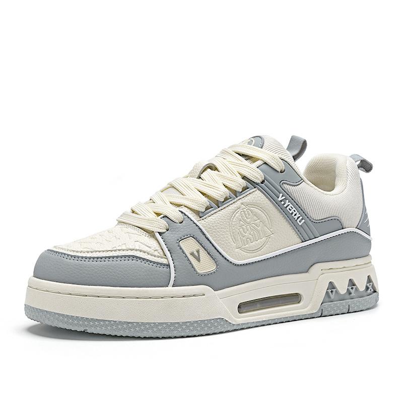 Bdhjydb Unisex Classic Low-Top Sneakers - PU Leather Lace-Up Athletic Casual Shoes with Synthetic Fabric, PU Sole for All-Seasons Comfort, Athletic Casual Sneakers
