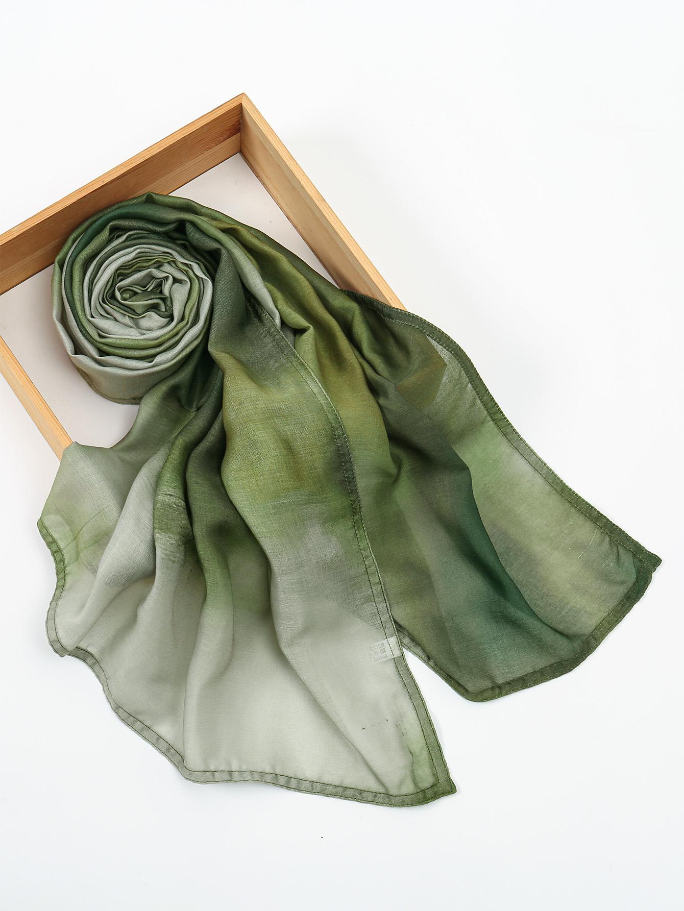 Women's Modal Jersey Hijab Scarf, Head Scarf, Soft Fabric Long Shawl for All Seasons, Stylish Tie-Dye Design, Perfect for Daily Wear & Ramadan Gifts