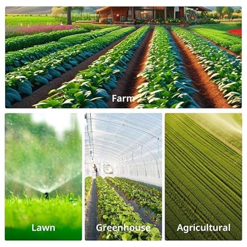 Adjustable Orange Misting Set, Cooling Device for Farms, Outdoor Low-Pressure Sprayer in Summer, Automatic Garden Watering Device