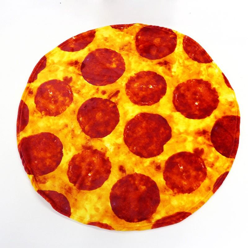 Creative Flannel Blanket, Novelty Food-Themed Throw, Soft Burrito Blanket, Gift Blanket, Home Sleep Blanket, Unique Family Blanket