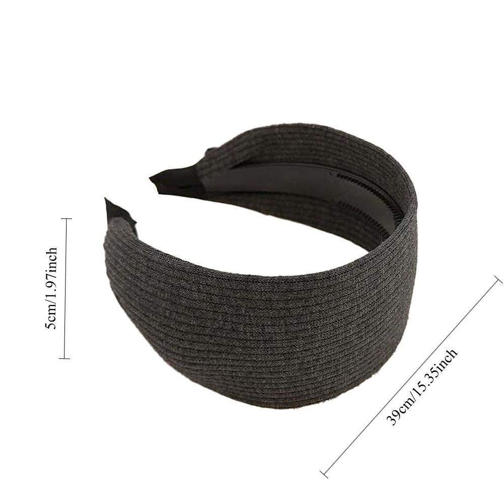 Wide Headband for High Forehead, Non-Slip Hair Accessory, Elegant Design, Perfect for Office and Dates, Women's Fashion Essential
