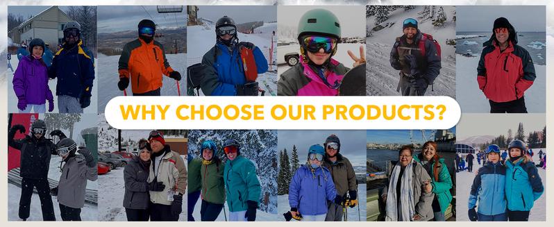 GEMYSE Women's Mountain Waterproof Ski Snow Jacket Winter Windproof Rain Jacket