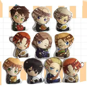 Mini Axis Powers Hetalia Plush Pendant Feliciano Vargas Arthur Kirkland Ivan Stuffed Toy Bag Decor
