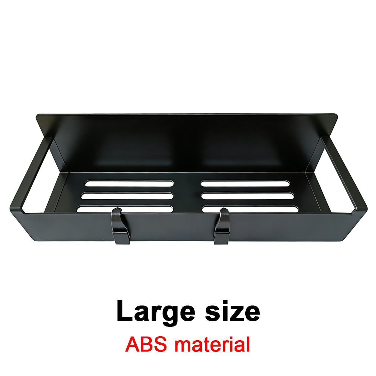 1 Set Magnetic Side Storage Rack, Magnetic Attachment, Universal for Refrigerator & Washing Machine Side - Easy to Install, No Drilling Required, Stylish Black Metal Finish. Wall-Mounted Spice Organizer, Suitable for Storing Laundry Essentials.