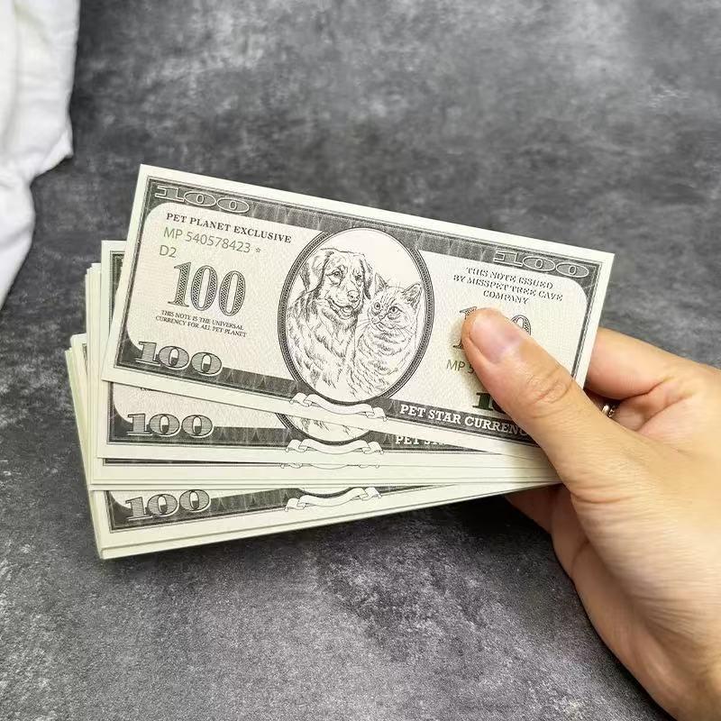 Pet Ancestor Money: Memorial paper for honoring departed animal companions—15 sheets per pack, suitable for pet memorial services and spiritual communication