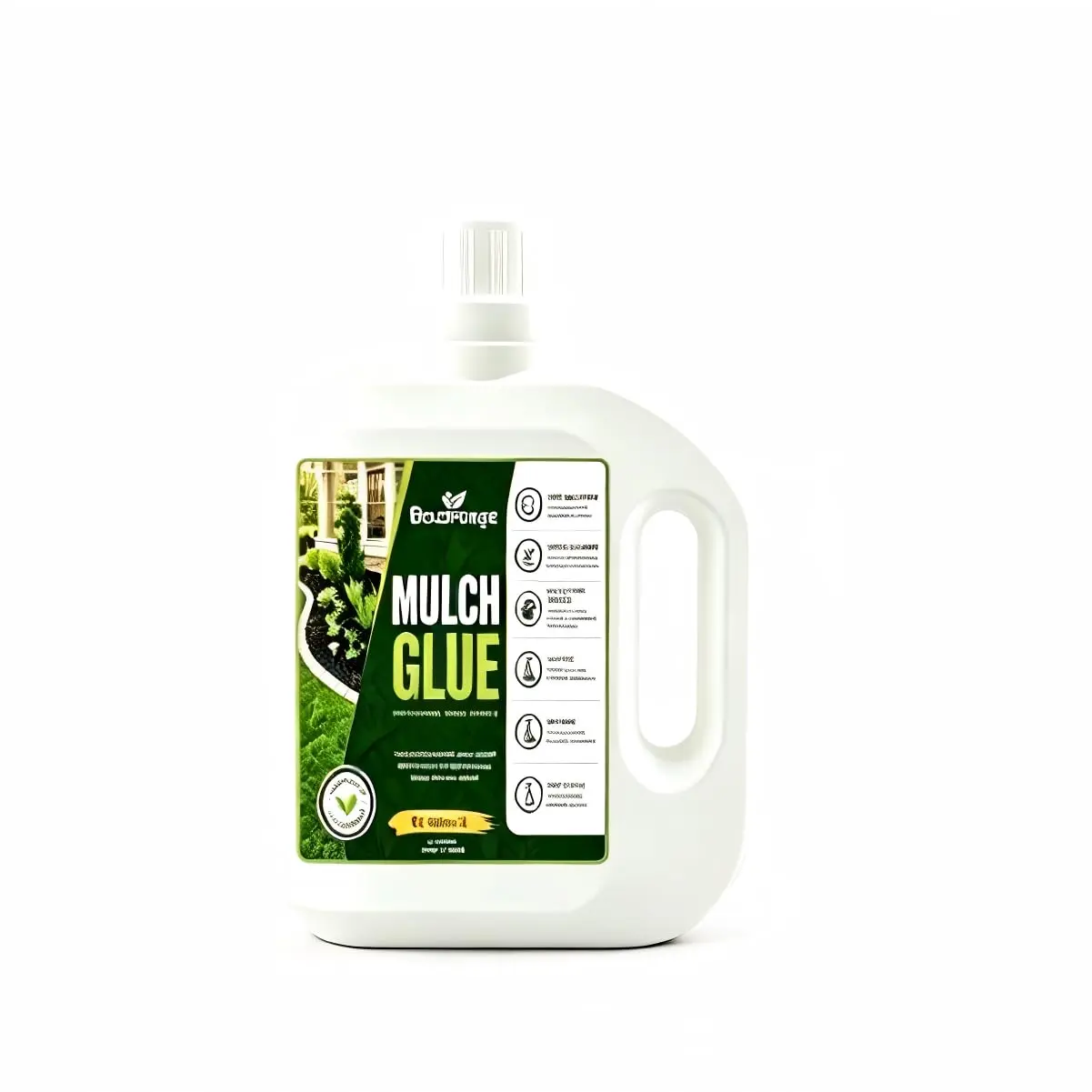 Rock Glue & Mulch Binder for Landscaping - 1L Clear Gravel Stabilizer , Long-Lasting Adhesive for Pea Gravel, Stones,  & Bark  for Driveways, Garden Border & Walkways
