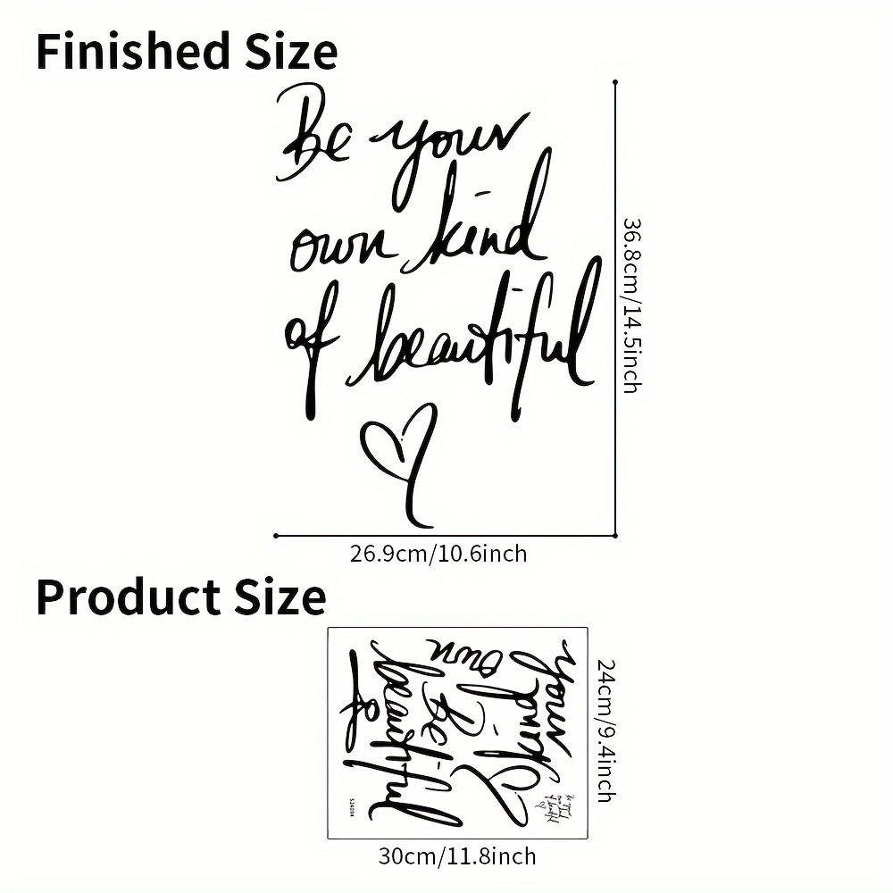 Creative Heart Pattern Decorative Wall Sticker, Waterproof Self-Adhesive Removable PVC Decal, Home Decor Gift for Living Room Bedroom