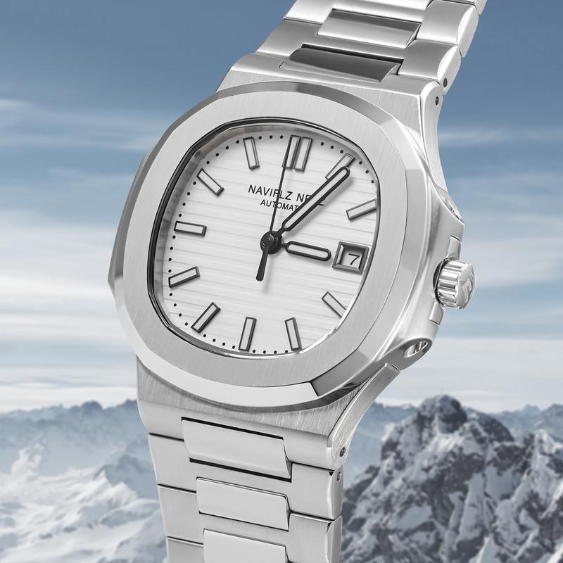 NAVIFLZ NFVZ High Quality Top Luxury Man Watch Sports Waterproof Luminous Date Men Wristwatch Square Dial Automatic Mechanical