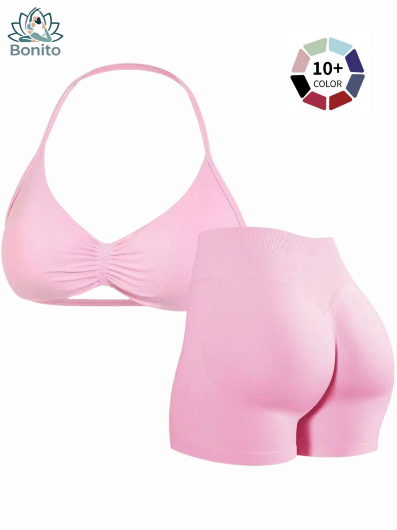 New Women's Sporty Yoga Set, High-Waisted Tight-Fitting Shorts and Tank Top, Summer Fitness Outfit for Running and Gym Workouts, All Season Activewear, Fitness Clothes, Fitness Apparel