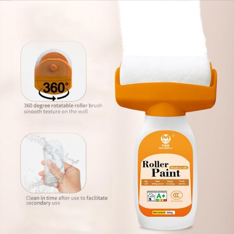 Reusable Wall Paint Roller, Easy-To-Use Water-Based Formula, Stain Removal, Quick Coverage, Quickly Covers Wall Stains and Marks, Home Repair Solution