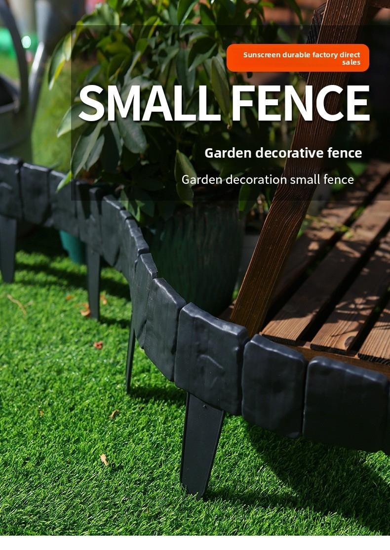 Plastic fence fence Garden fence Garden gardening fence Christmas villa Outdoor foldable fence