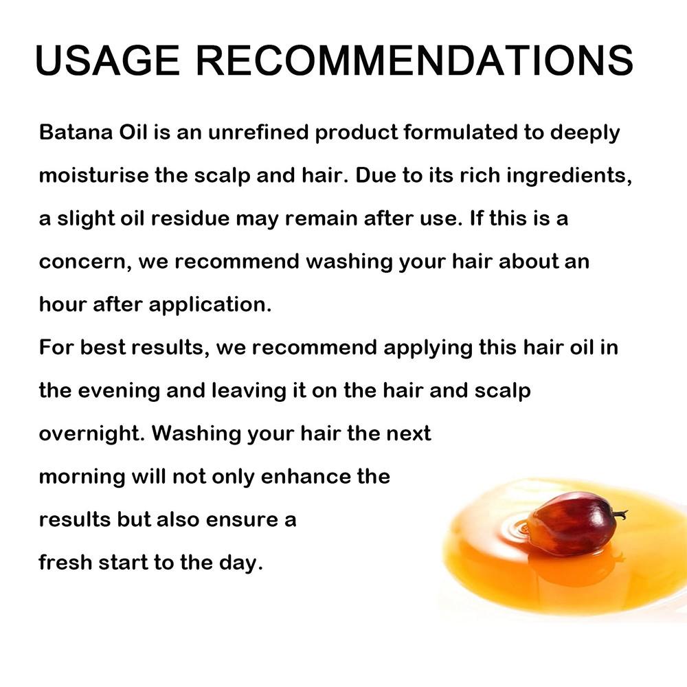 Batana Oil Hair Care Set - Hair Growth Bundle - Unrefined Batana Oil From Honduras To Achieve Thicker, Moisturizing Scalp Care, for Women Men, Nourishes The Hair Shaft, Fights Frizz, Haircare Solution, Mini Travel Set