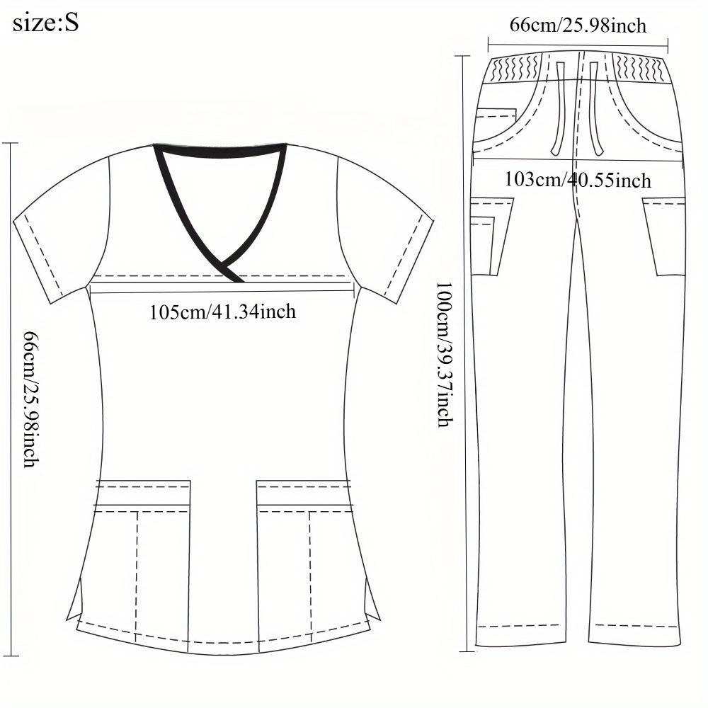 Daily Practical Work Clothes Set Solid Color Breathable Nursing Scrubs Women Uniforms Elasticity Pet Clinic Nurse Workwear Doctor Thin Uniform