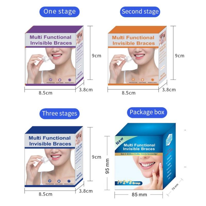 Silicone orthodontic braces Product with Storage Case, Comfortable to Wear, Safe to Use, Suitable for Both Men and Women