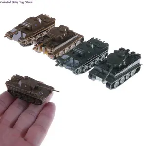 1PCS/Set 1:144 Scale Finished Model Toy 4D Sand Table Plastic Tiger Tanks World War II Germany Panther Tank