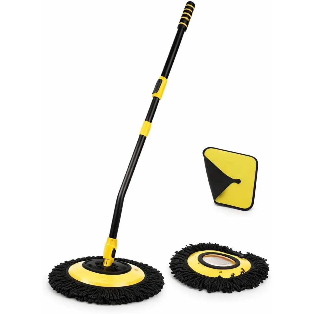 Wash Brush with Long Handle, Chenille Microfiber  Wash Mop, Scratch-Free Cleaning Brush with Adjustable Extension Pole, Includes   & Cleaning Cloth for , RV, , SUV
