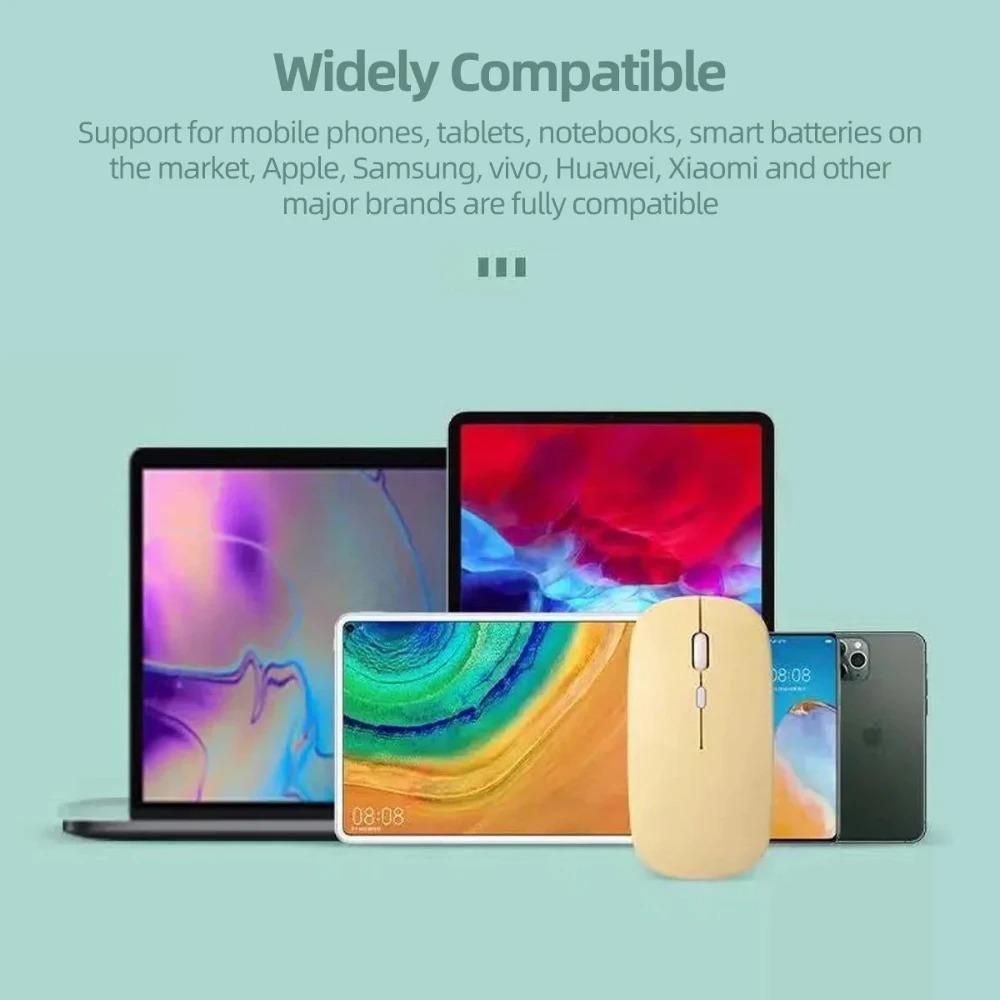 Silent Bluetooth Mouse Marcaron Computer Laptop Optical Mouse Wireless for iPad Samsung Tablet Universal Mice Noiseless Mouse for Macbook PC