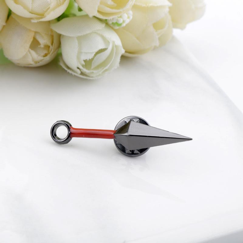 8Pcs/Set Anime Cartoon Enamel Brooch Red Cloud Sharingan Metal Pin Backpack Clothes Lapel Pin Jewelry Jewelry Gift