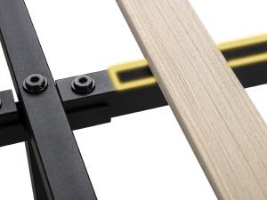 HOOMIC Classic Platform Bed Frame【Frame Only No Mattress】with Button Tufted Wingback Headboard,Upholstered Platform bed with Strong Wooden Slats Support,No Box Spring Needed,Full/Queen/King Size