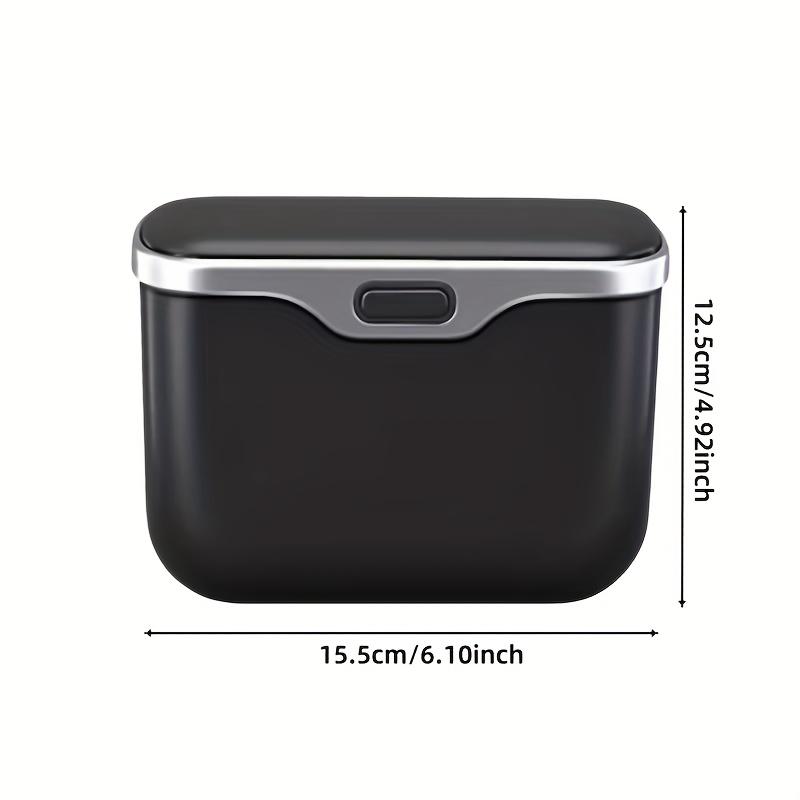 Minimalist Car Trash Can, Durable ABS Material Interior Waste Bin, Essential Accessory for Commuters and Car Owners