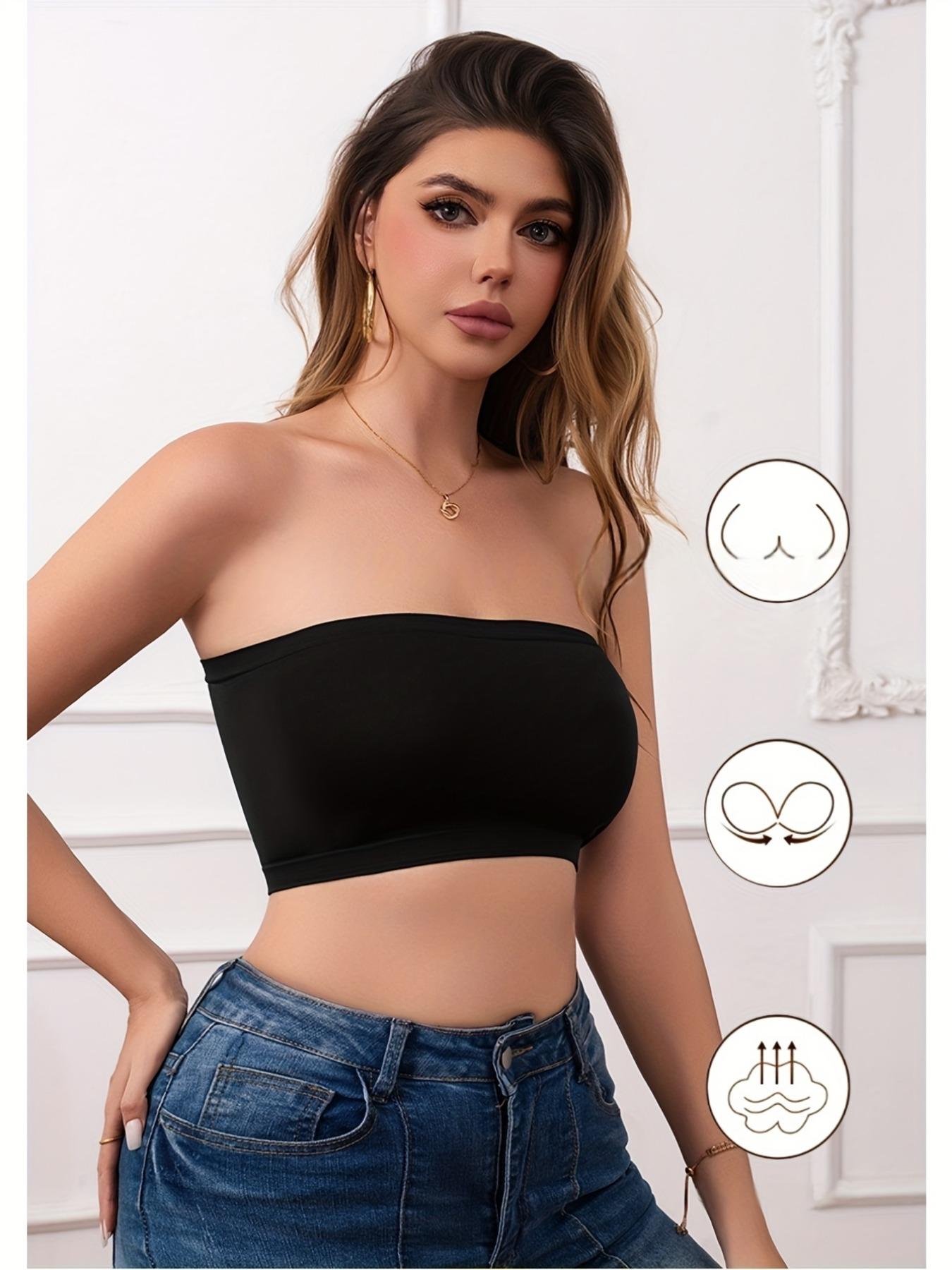 Women's Everyday Wireless Bra Set, Seamless Underwear with Removable Pads, Comfortable Strapless Lingerie for All Seasons