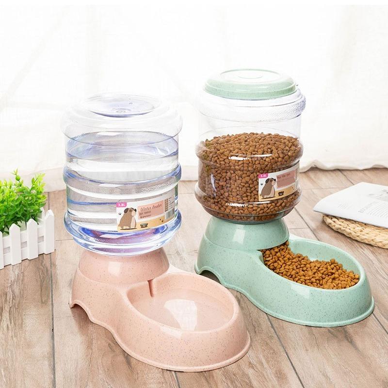 Cat Bowl Dog Bowl Pet Automatic Feeder Water Dispenser Large Capacity Wholesale Wheat Straw Dog Food Bowls Drinkware