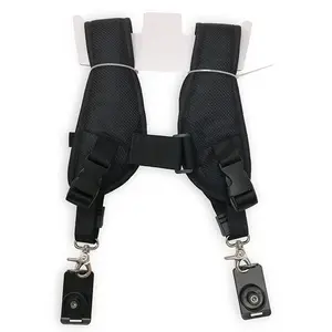 Double Camera Strap Adjustable, Fits 2 Cameras, Digital Camera Dslr Strap, Photographic Equipment, Durable & Versatile Design