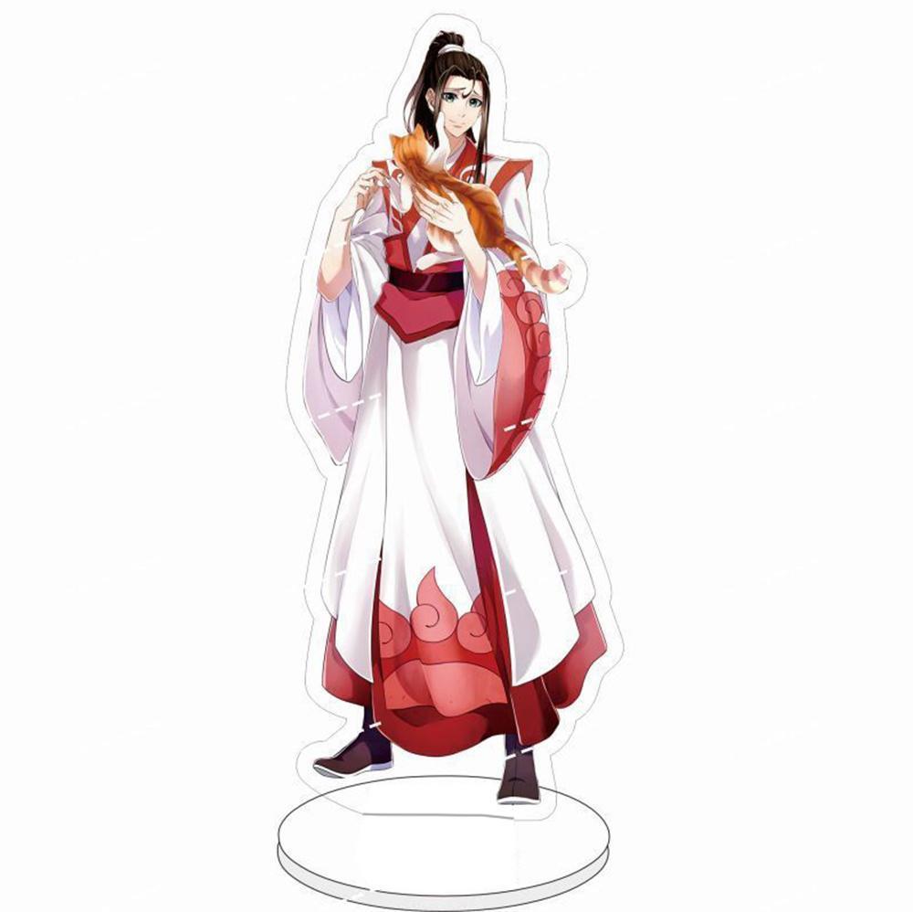 15CM Hot Anime Acrylic Stand Model MO DAO ZU SHI Cartoon Figures Wei Wu Xian And Lan Wang Ji Su She Collection Gifts