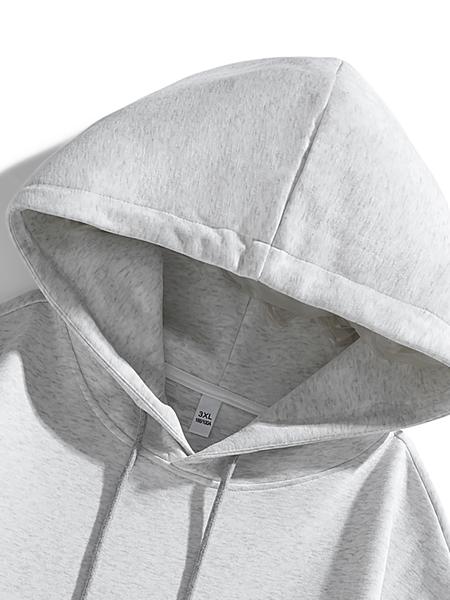 Unisex Basic Hoodie Sweatshirt, Casual Long Sleeve Pullover for Spring & Fall, Fitted Moderate Fabric, Ideal for Daily Wear