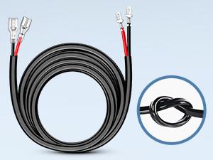 Nilight 2PCS 16 AWG 10 Feet Wiring Harness Extension Kit for LED Work Light Bar Led Pods Off Road Lights Driving Fog Light Boat Lighting Rubber Electric  dealsforyoudays