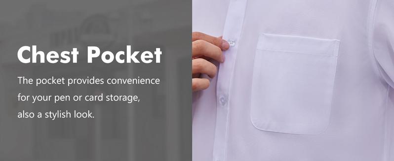 3-Pack Alimens&Gentle Mens  Dress Shirts 4-way Streth Long Sleeve Collared Solid Wedding Dating Button Down Shirts formal shirt